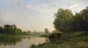 The Banks of the Oise, Aamu, 1866
